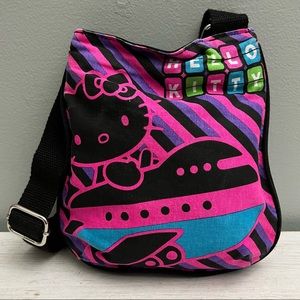 Sanrio x Loungefly Hello Kitty Mini Adjustable Strap Neon Retro Bag 2012